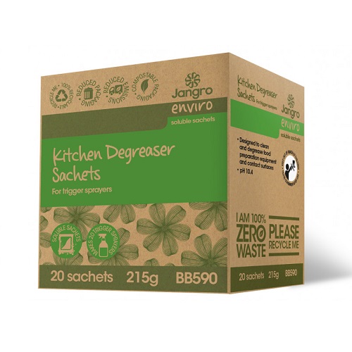 Jangro Kitchen Degreaser Sachets for Trigger Sprayer 20's (To become S3 BB591)