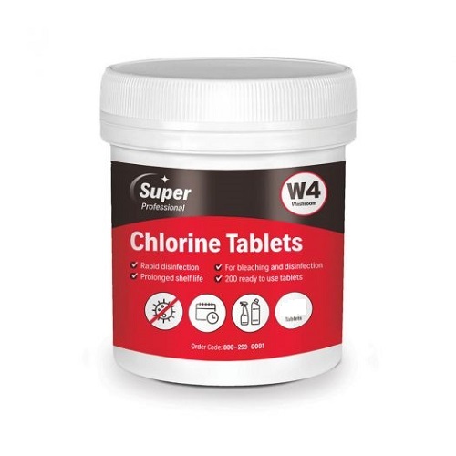 W4 Chlorine Tablets Single Tub of 300's