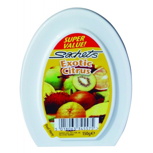 Stand-Up Air Freshener Gels Exotic Citrus 12 x 150 g
