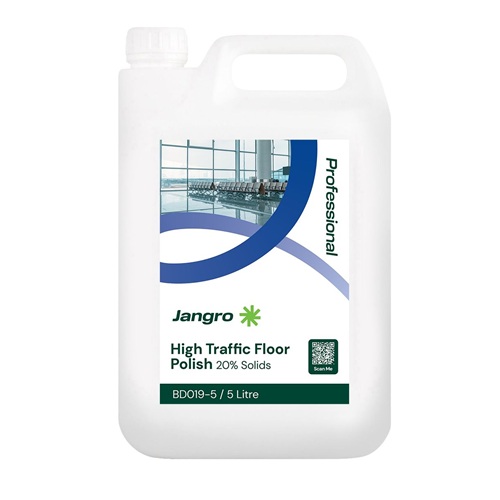 Jangro High Traffic Floor Polish 20% Solids 5 litres (Replaces S3 BD020-5)