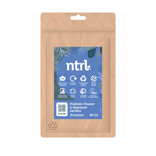 Jangro ntrl Probiotic Cleaner Degreaser Sachets 20's
