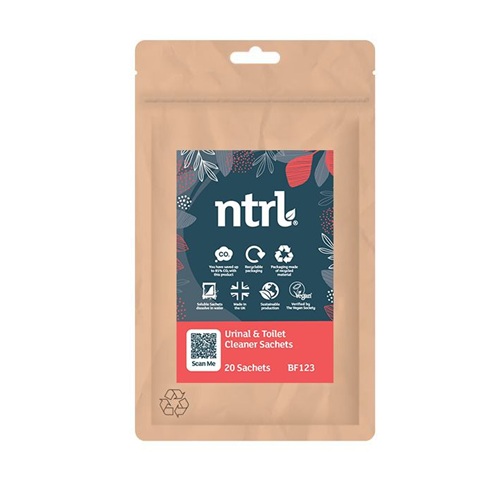 Jangro ntrl Urinal and Toilet Cleaner Sachets 20's