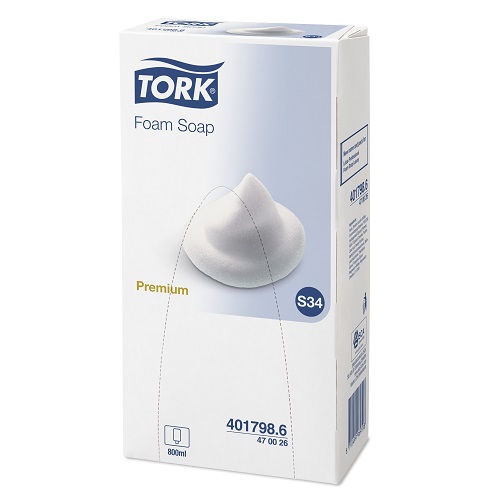 Tork Foam Soap Non-Perfumed S34 6 x 800 ml