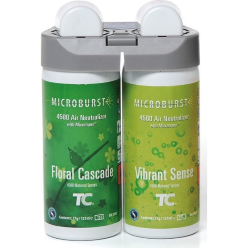 Microburst Duet Refills Floral Cascade and Vibrant Sense 4's