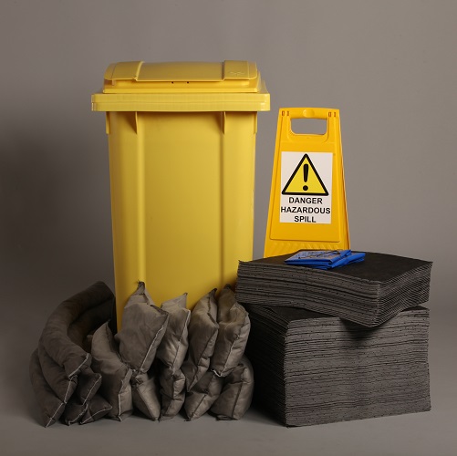 Wheelie Bin Spill Pack Storage Kit - Oil Use