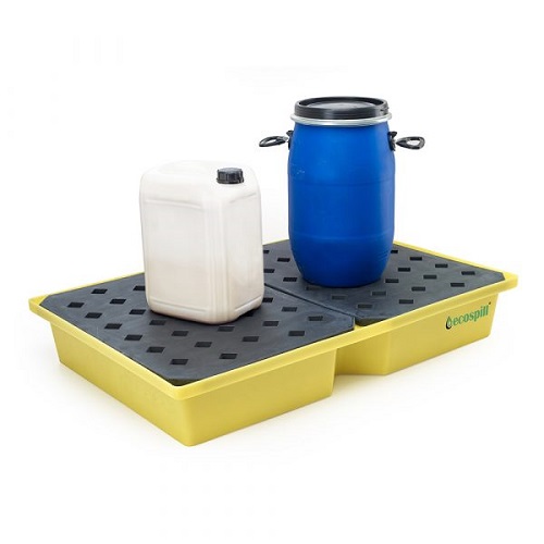 Spill Tray - 100 Litre Capacity (Black Grate in Base)