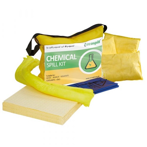 50 litre Chemical Spill Response Kit / Clear Vinyl Holdall