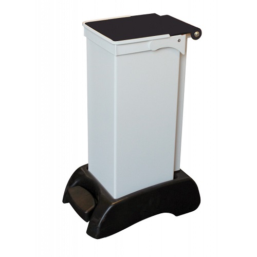 23 litre Sackholder Plastic Base Metal Body and Metal Black Lid