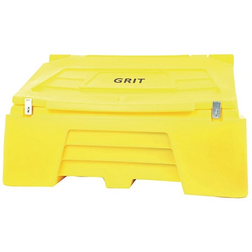 Lockable Grit Bin Yellow 400 kg