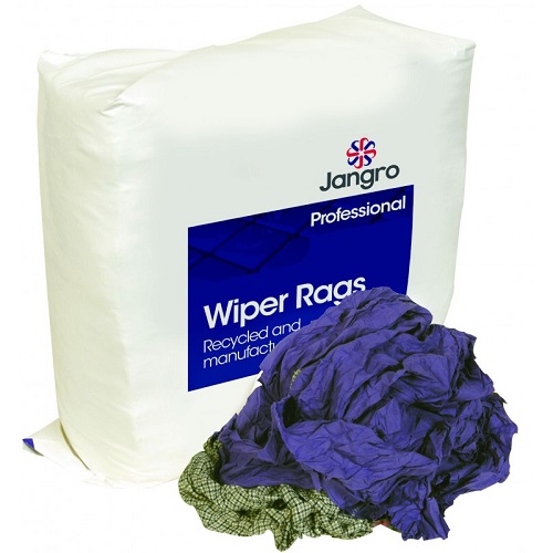 Cotton Wipers / Rags Yellow Label Coloured 10 kg