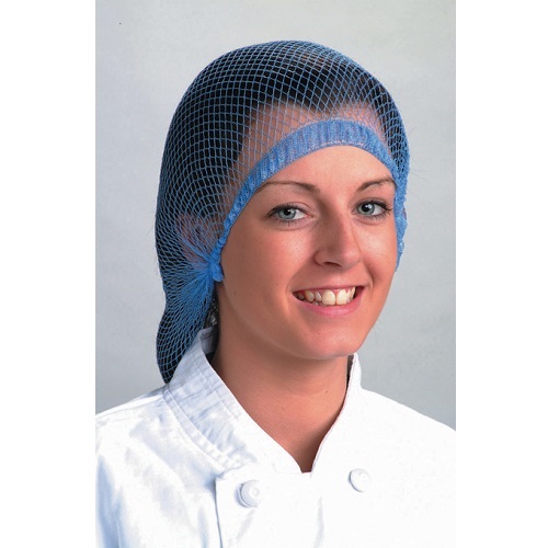 Hairnets Blue Metal Free 48's