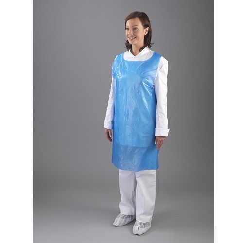 Polythene Aprons on a Roll Blue 200's