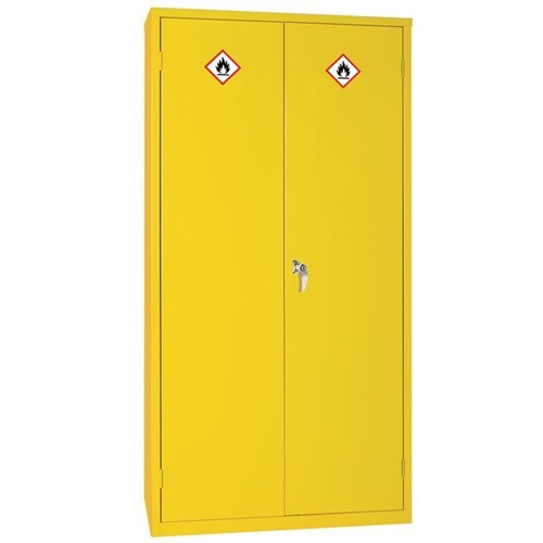 Dangerous and Flammable Substance Storage Cabinet Yellow 1830(H) x 915(W) x 457(D) mm