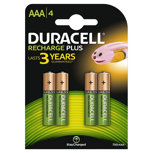 AAA Rechargeable Batteries Pack of 4