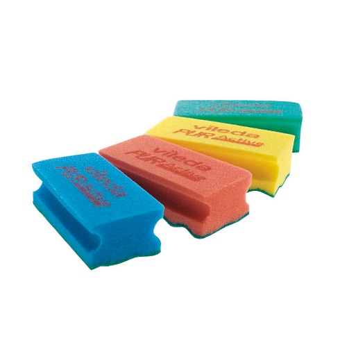 Vileda PurActive High Foam Scourers Blue 10's