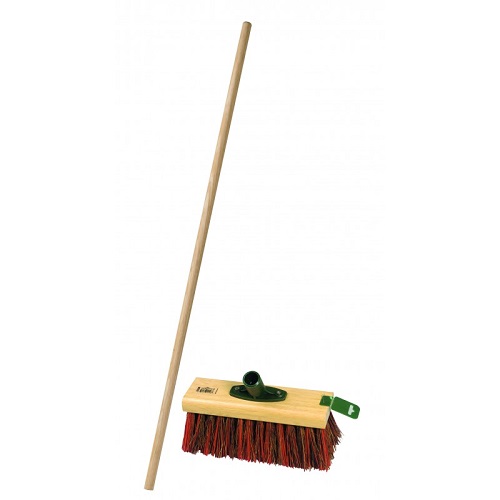 Yard Brush Complete Unit Bassine / Red PVC 9.5" 25 cm
