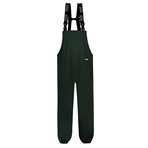 Bib 'n' Brace Trousers in strong PVC Quality Green Small