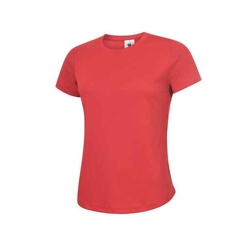 UC316 Ladies Ultra Cool T Shirt 140 gsm Red Medium