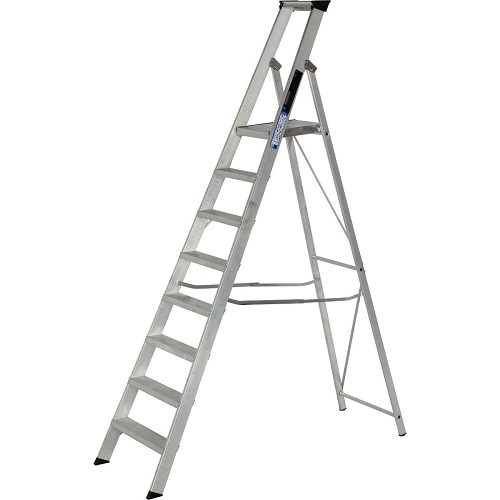 8 Tread Industrial Platform Ladder Steps