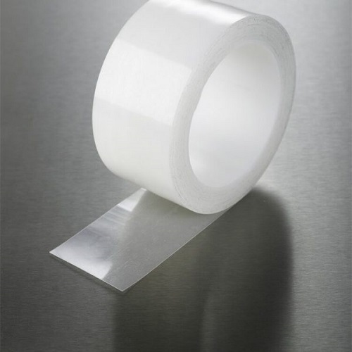 Transparent Polyethylene Tape 50mm x 25m Clear Single Roll