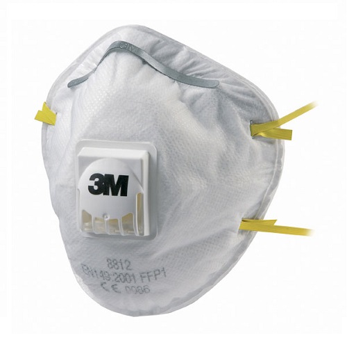 3M Disposable Respirator FFP1 Valved 8812 Pack of 10