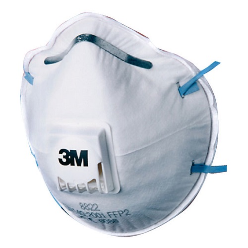 3M Disposable Respirator FFP2 Valved 8822 Pack of 10
