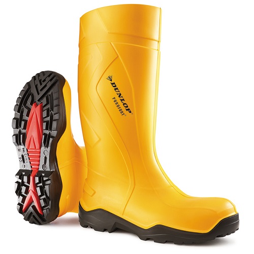 Purofort+ Full Safety Wellington Boot Yellow Size 6