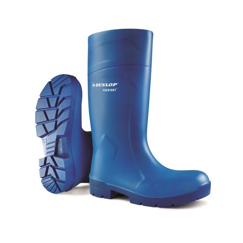 Dunlop Purofort Multigrip Safety Wellington Blue Size 7