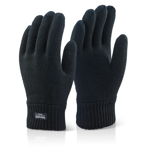Thinsulate Thermal Woollen Glove Black