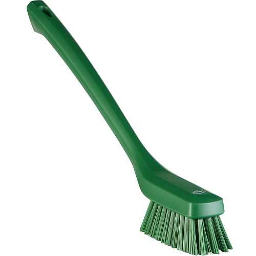 Narrow Cleaning Brush with Long Handle 420 mm Hard Green
