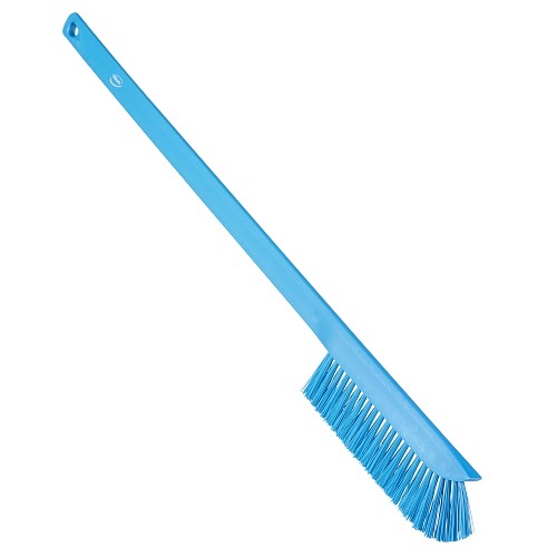 Ultra-Slim Cleaning Brush with Long Handle 600 mm Medium Blue