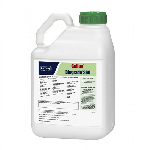 Gallup 360 Biograde Glyphosate Concentrated Weed Killer 2 x 5 Litres