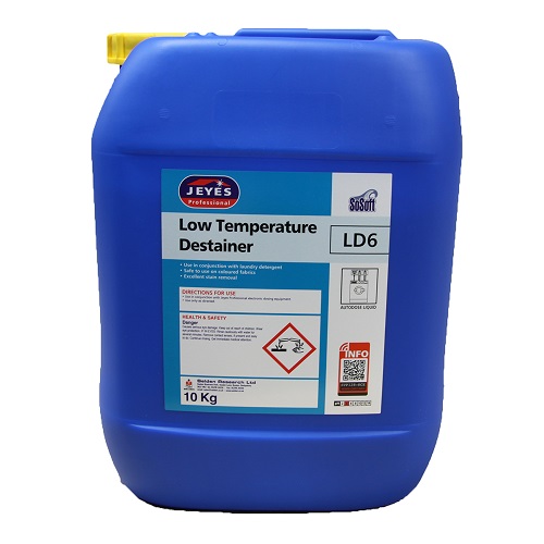 Jeyes LD6 SoSoft Low Temperaure Laundry Destainer 10 litres