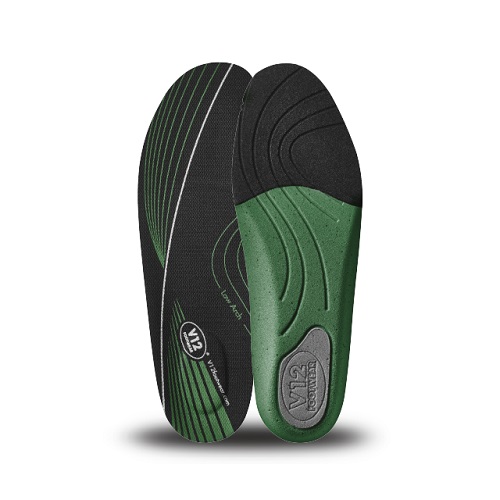 Mens Dynamic Arch Insoles Green - Low Arch Size 3
