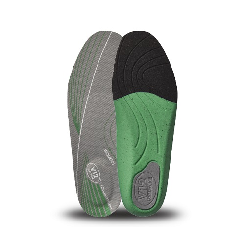Womens Dynamic Arch Insoles Green - Low Arch Size 2
