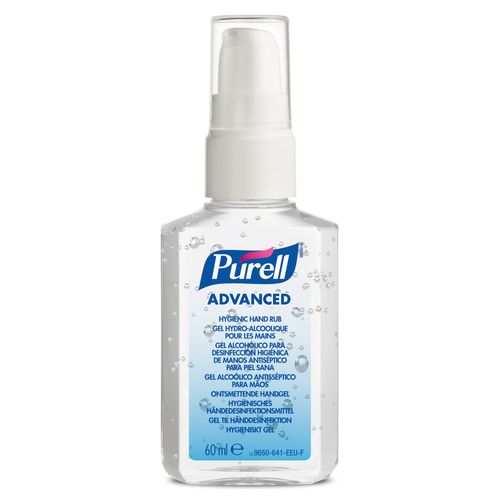 PURELL Advanced Hygienic Hand Rub 60 ml Pump Bottle