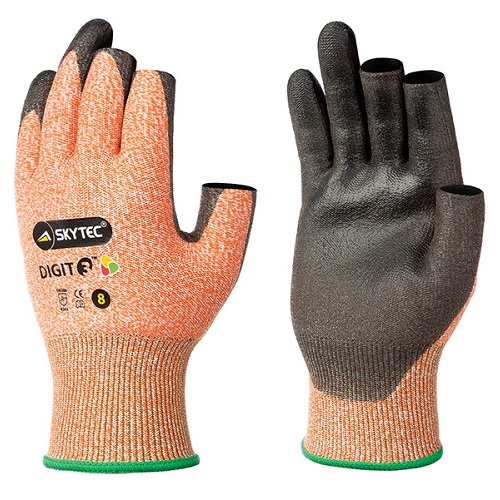 Skytec Digit 3 Glove Amber / Black Size Large