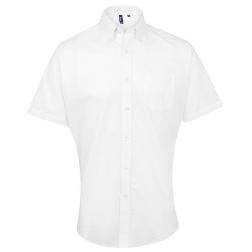 PR236 Signature Oxford Short Sleeve Shirt White 15"