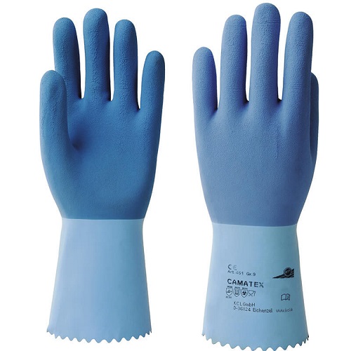 Camatex 451 Chemical Protection Glove Blue Size 7