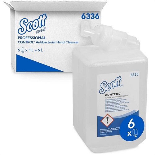 SCOTT CONTROL Antibacterial Hand Cleanser 6 x 1 litre