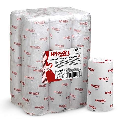 WypAll® L20 Cleaning and Maintenance Wiping Compact Roll 2 Ply Blue 24's (To replace KC7308)