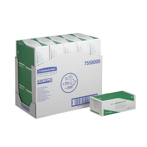 KIMTECH SCIENCE Delicate Task Wipes 200 Sheets White 2 Ply 15 x 200's