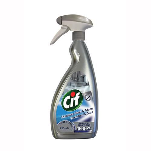Cif Pro Formula Glass and Stainless Steel Cleaner 750 ml