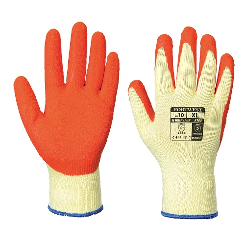Portwest A100 Grip Glove Orange Medium