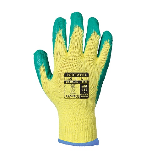 Portwest A150 Fortis Grip Gloves Green Medium