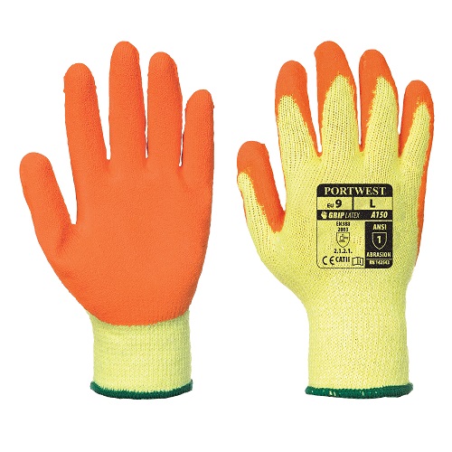 Portwest A150 Fortis Grip Glove Orange Medium