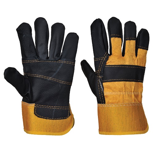 A200 Furniture Hide Glove Yellow / Black X Large