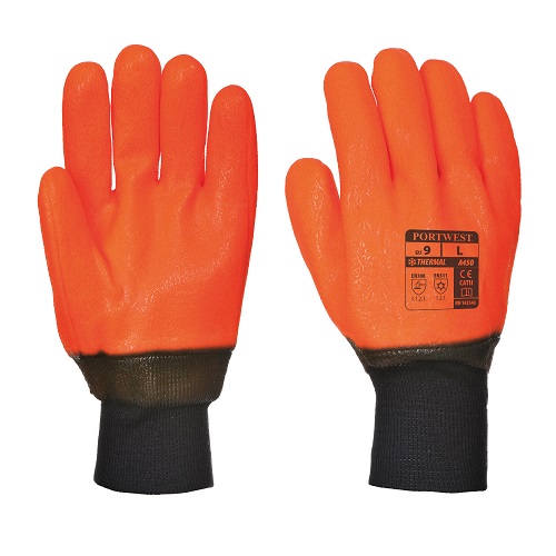 A450 Weatherproof Hi Vis Glove Orange XL