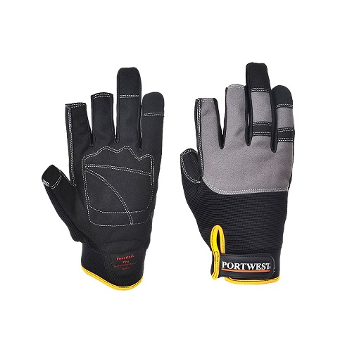 Portwest A740 Powertool Pro High Performance Gloves Black Large