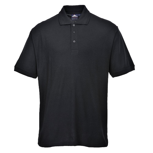 Portwest B210 Naples Polo Shirt Black X Small